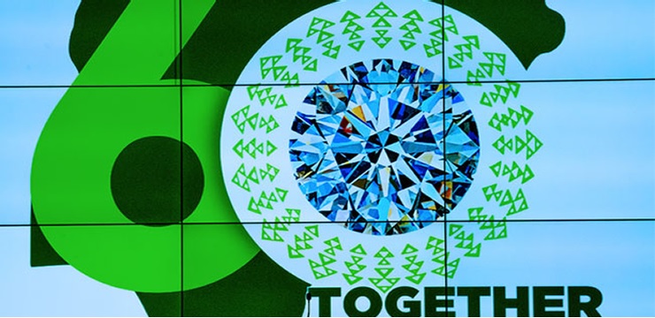 President Buhari Unveils Nigeria at 60 Logo by Raphael Bichene