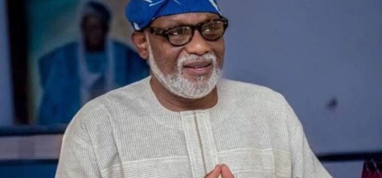 Governor Akeredolu Positive for Covid-19 by Raphael Bichene