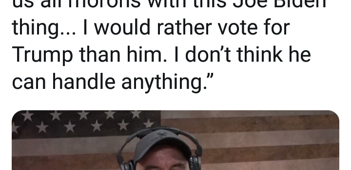 I Would Rather Vote For Trump Than Biden by Jessy Samuel Ejah