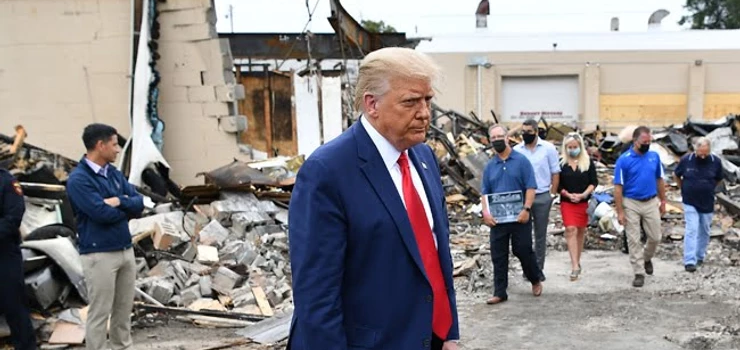 Trump Calls Kenosha Anti_Racism Protest ‘ Domestic Terror’ by Raphael Bichene