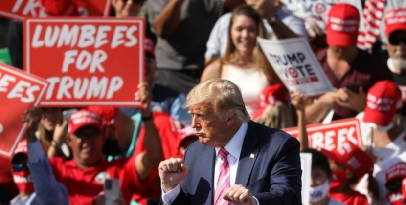 Trump Casts Early Vote,Hits 3 States Campaign Trail by Raphael Bichene