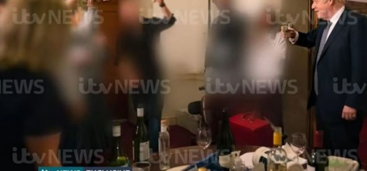 Boris Johnson Pictured Drinking at No 10 Lockdown Event by Ada Nkong