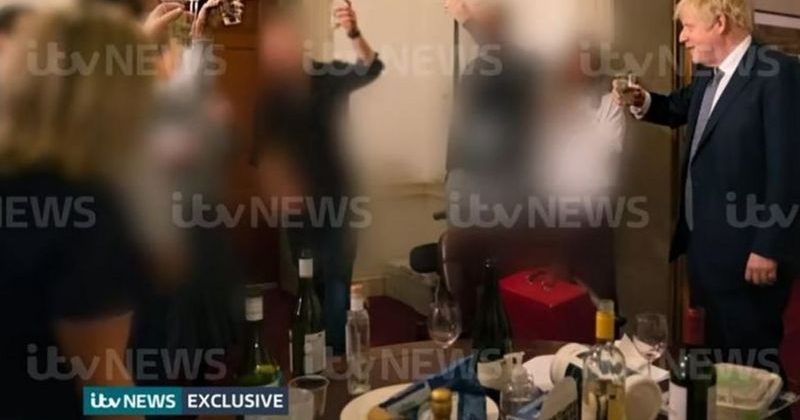 Boris Johnson Pictured Drinking at No 10 Lockdown Event by Ada Nkong