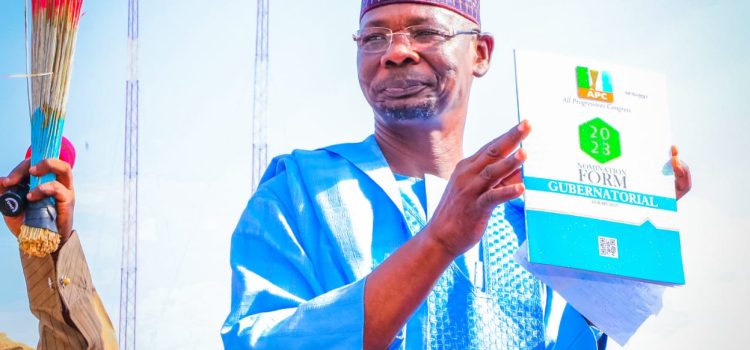 2023: Governor Sule Declares For Second Term, Picks Nomination, Expression Of Interest Forms