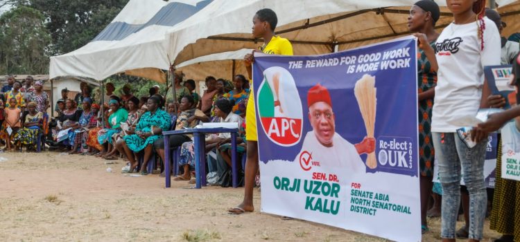 2023: Kalu’s endorsements soars as he rounds off Isuikwuato campaign tour